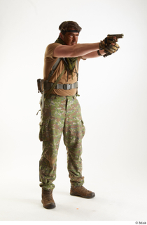 Photos Brandon Davis Pose aiming gun standing whole body 0008.jpg